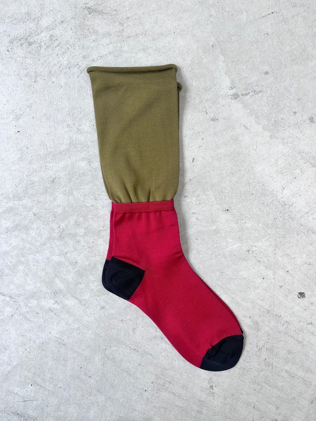 FAKUI / 【22-24cm】double layered socks FK-209