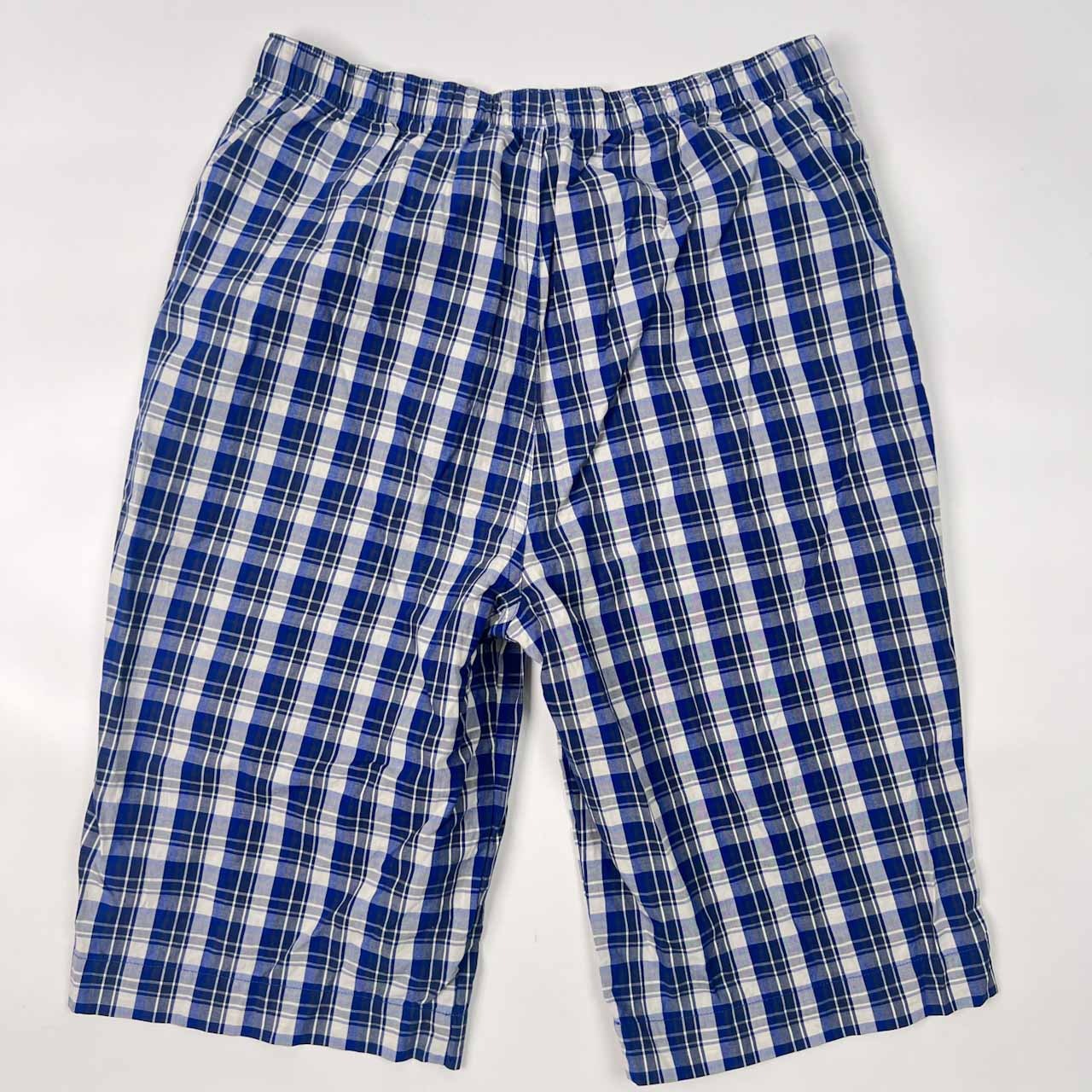 Polo by Ralph Lauren ラルフローレン チェック ハーフパンツ ショートパンツ M/ブルー系 メンズ