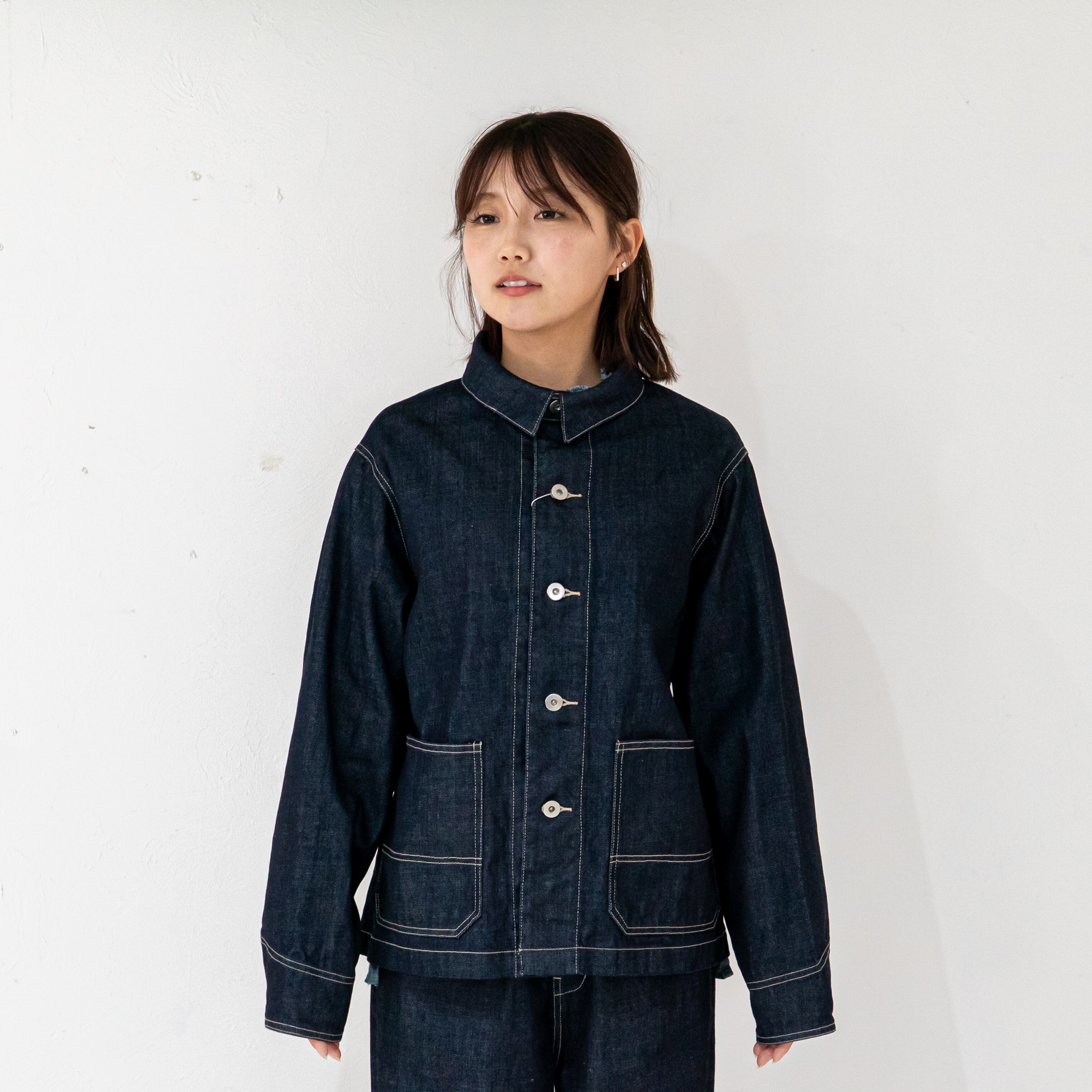 MADE IN JAPAN DENIM COVERALLS/VENT BLANK/デニムジャケット