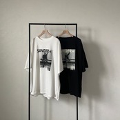 photographアートtee/ホワイト