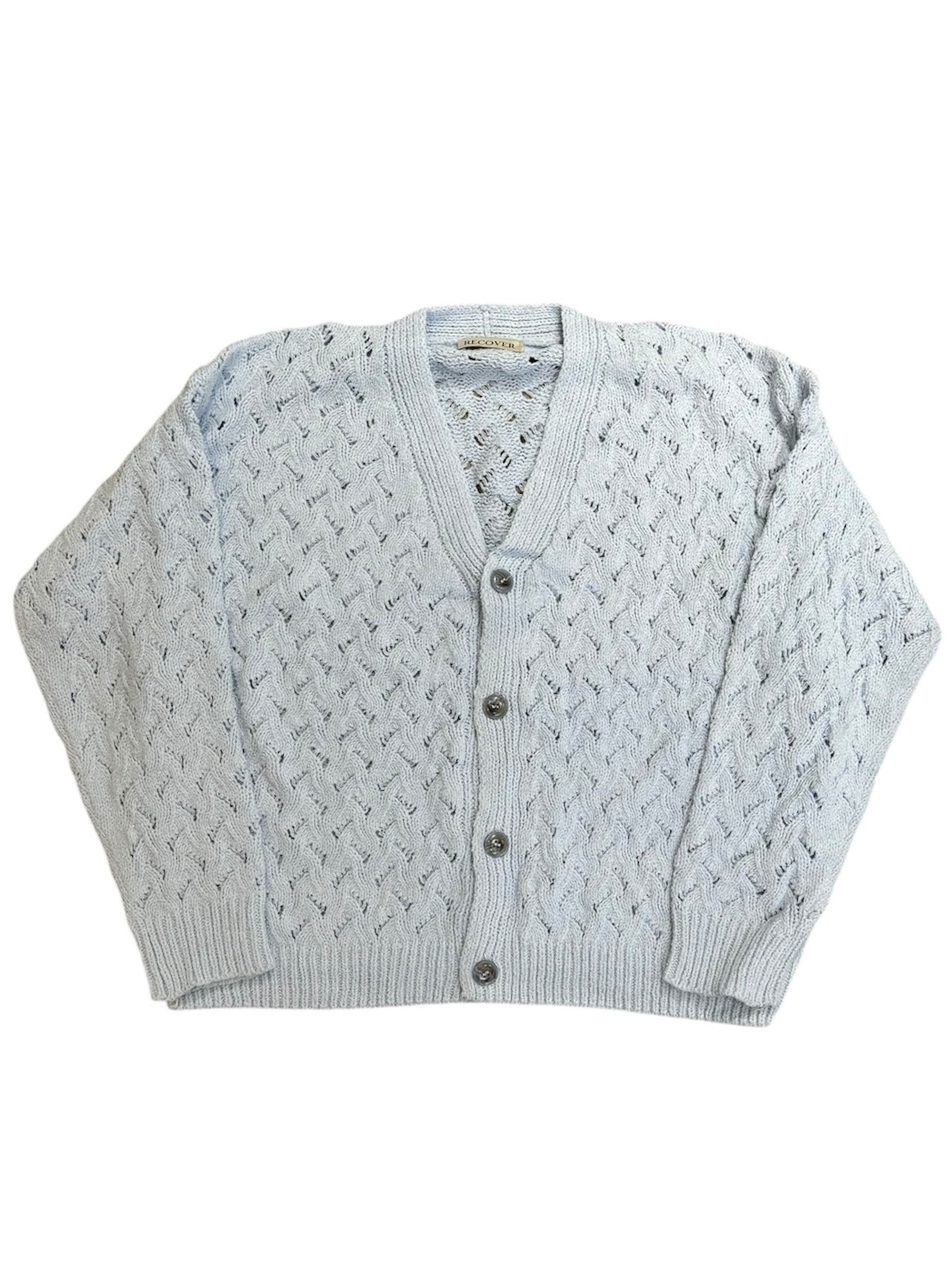 【ALUDE SELECT】mesh knit cardgan （2color）