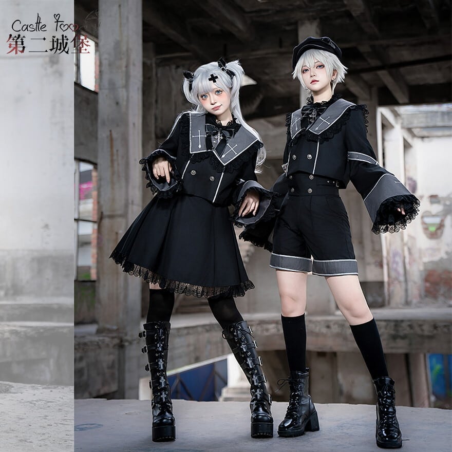 【kona】ゴスロリ・ロリータ衣装　Mサイズ Amazon.co.jp: ロリータ Lolita ワンピース ゴスロリ 軍服 ミリタリー