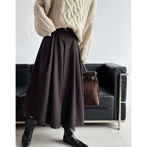 A-line pleated skirt m0417