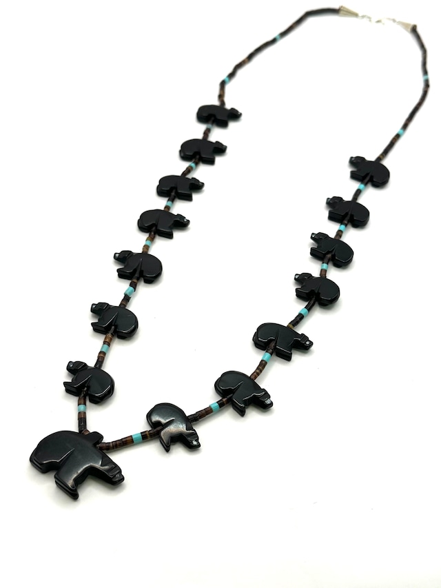 Bear Fetish Necklace  Zuni