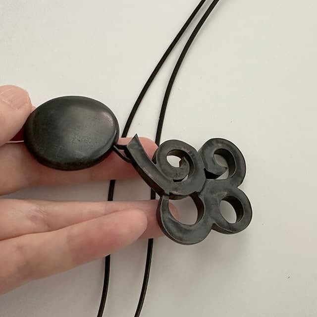 N-259 よつ葉と円のペンダント | Bijoux Kei