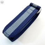Barracuda ストラップ  "Navy & Gray" 20mm 腕時計ベルト