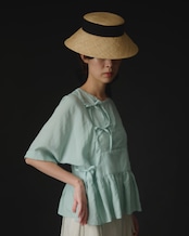 【Joëlle】Bao bell hat/バオベルハット(コットンシルクリボン)