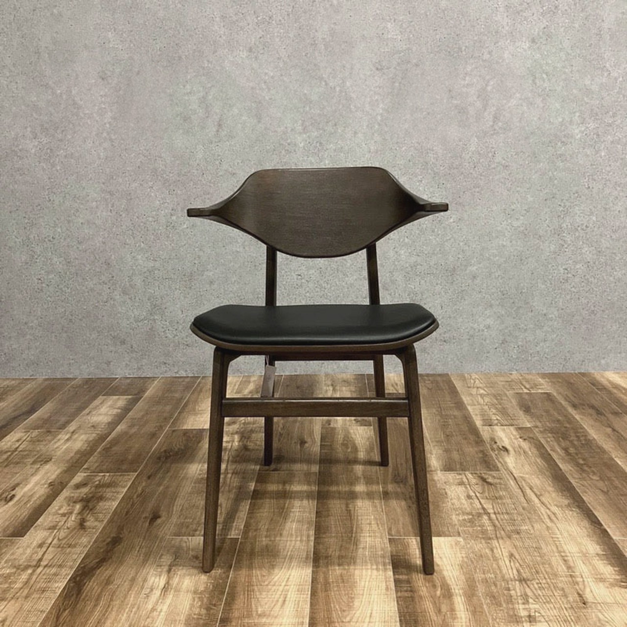 NORR11 Buffalo Chair Dark Smoked Oak ノアイレブン バッファローチェア ダイニングチェア レザー オーク材【モデルルーム展示品】【中古】【200サイズ】