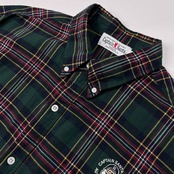 CAPTAIN SANTA キャプテンサンタ 刺繍入り チェック柄 BD 長袖 ネルシャツ サイズ XL /マルチ系