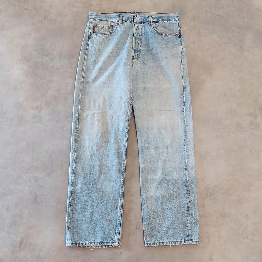 リーバイス501 Levis W34 デニム 青 USA製 90s 18548