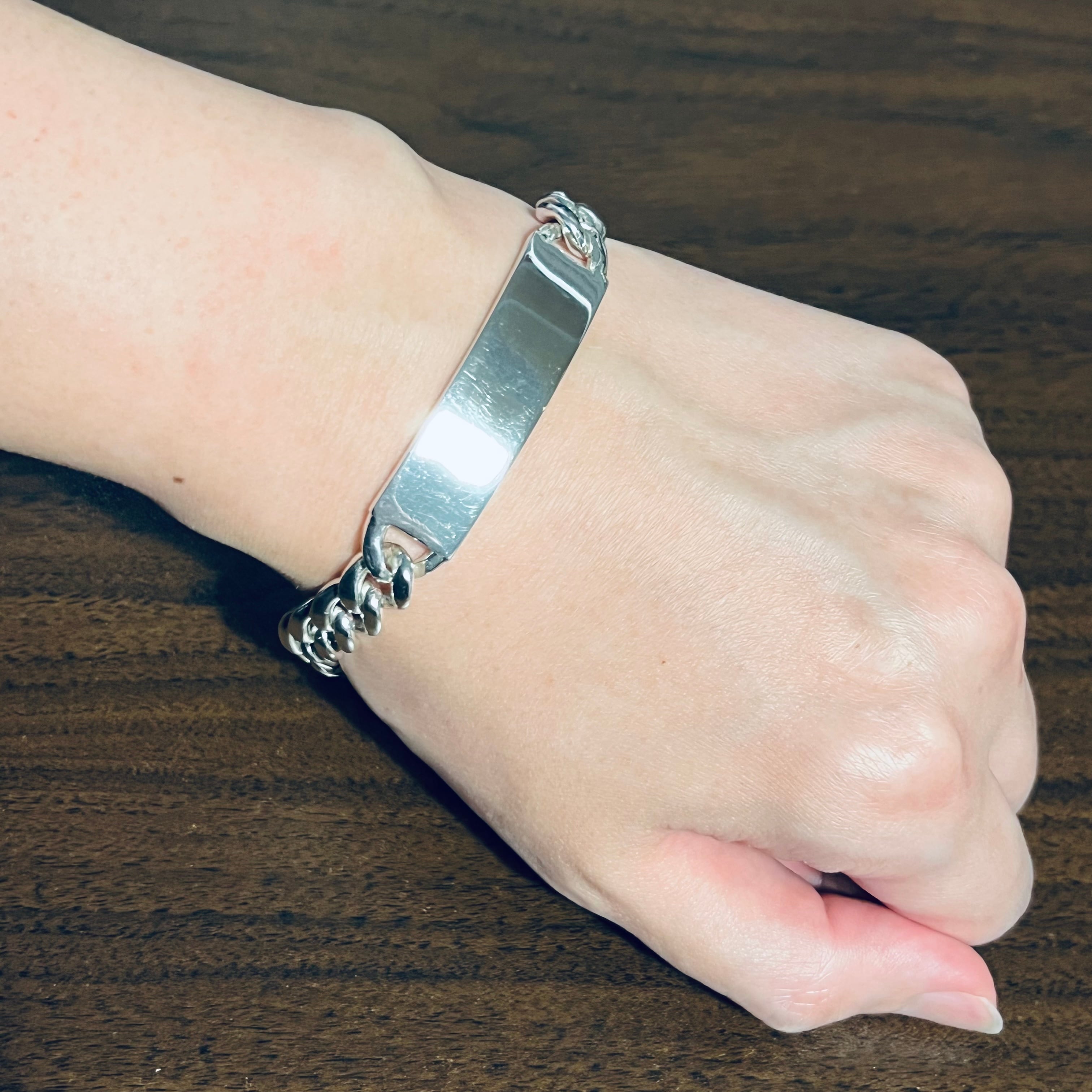 VINTAGE TIFFANY & CO. ID Bracelet Sterling Silver | ヴィンテージ ...