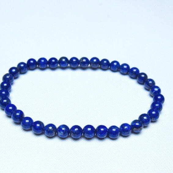 ラピスラズリ ブレスレット 5mm 一点物 メール便可 [M便 1/10] 111-48323