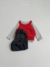 【取寄/韓国直送】minirobe 26/AT カイルボタンTシャツ|秋服|韓国子供服