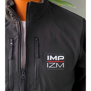マイクロフリース フルジップ ジャケット『IMPIZM』- BLACK Ver.2