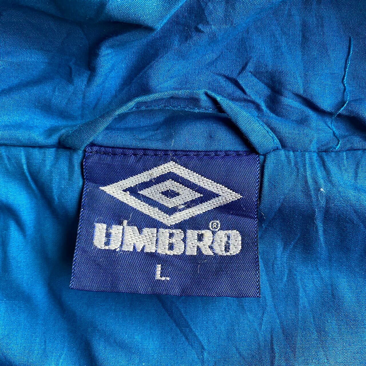 年代 UMBRO アンブロ 袖ロゴライン 刺繍 ナイロンジャケット