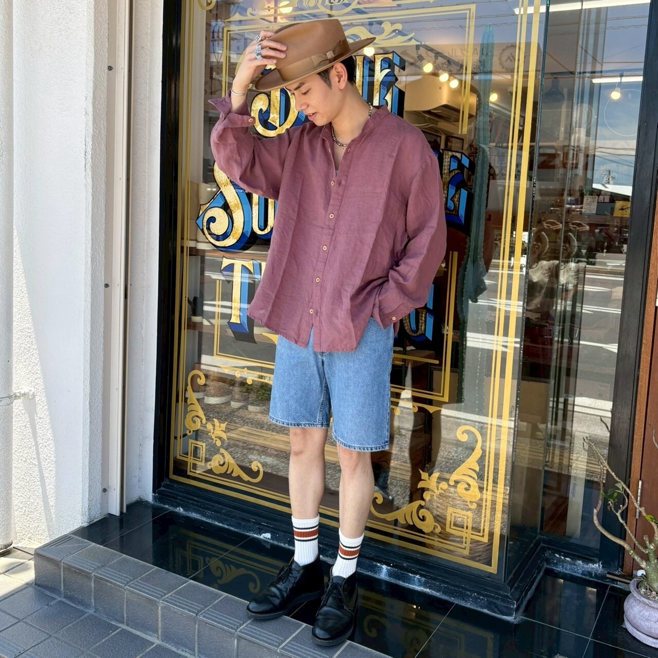 【USED UPCYCLE】(W34) Levi's 505 Easy Shorts - 8