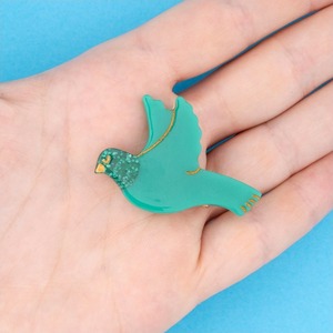 «sold out» Coucou Suzette Green Bird Hair Clip ククシュゼット ヘアアクセサリー