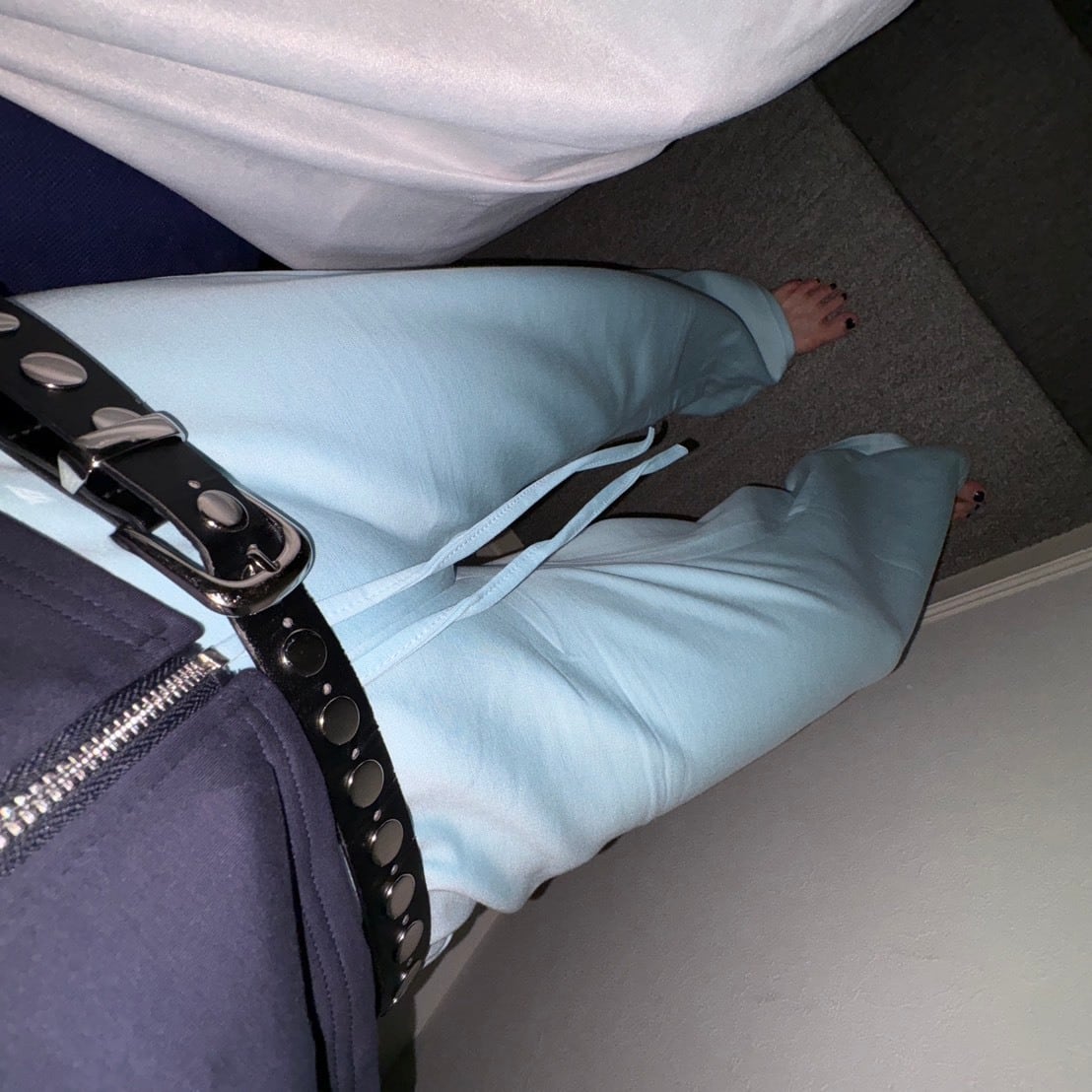 【美脚・着痩せ】超ストレッチ イージーワイドストレートパンツ _LN03992