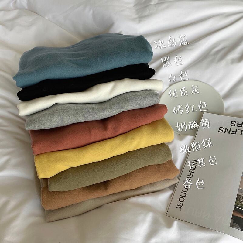 Tシャツ シャツ カラースプリングトップス ロング 春物 ブラックストロベリース5734466407