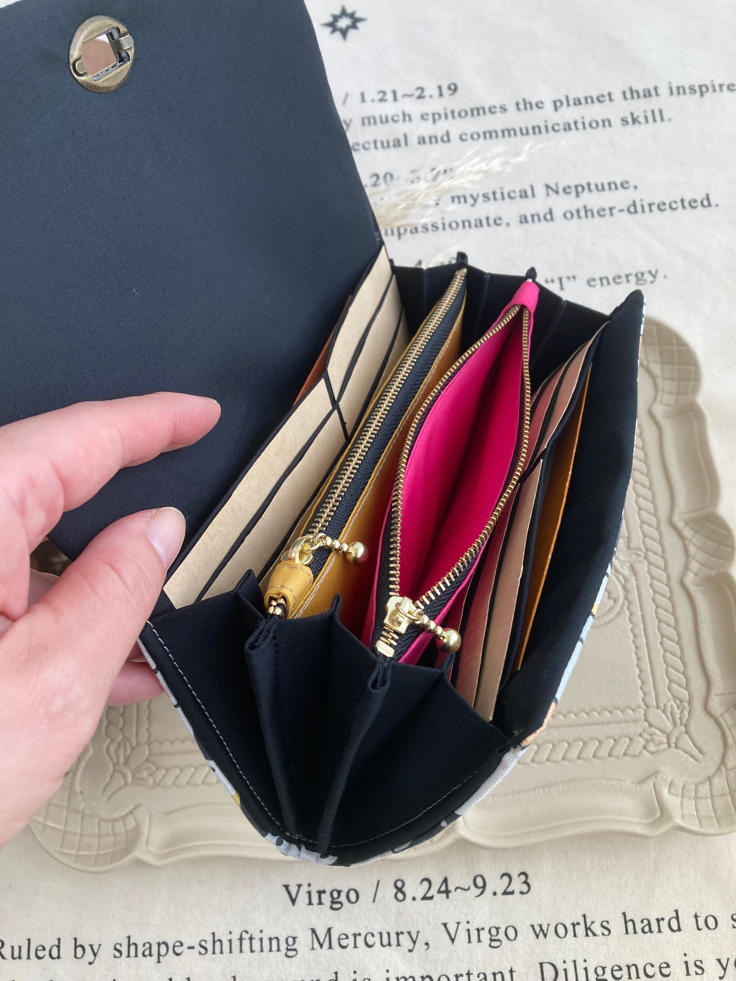 再販3回目▶︎家計のやりくり長財布・猫の手も借りたい（ファスナー