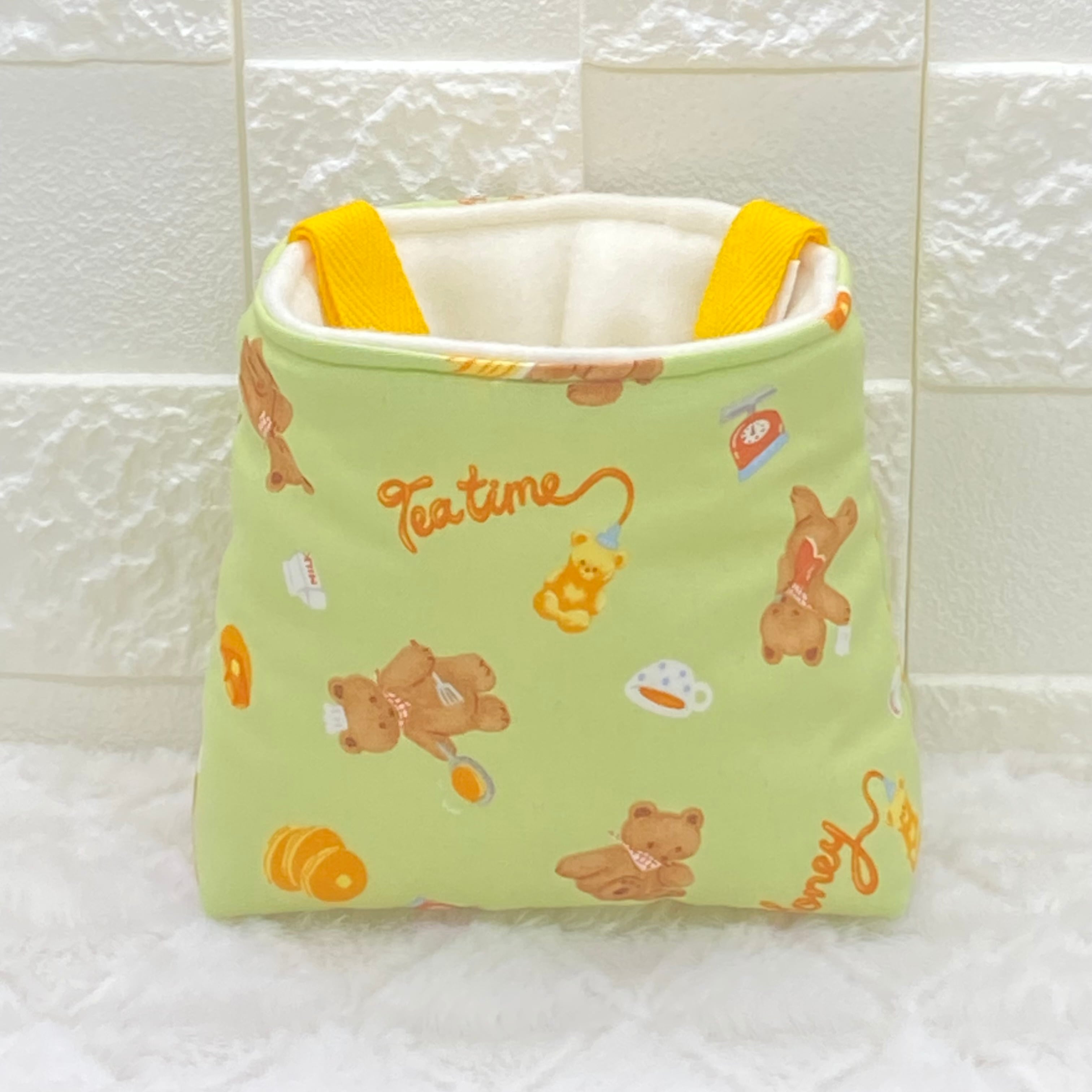 フクモモちゃんふっくらポーチ（トロピカル） フクロモモンガ ポーチ ダブルサイズ | ぷくぷくインテリア