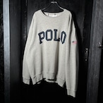 POLO RALPH LAUREN ロゴスウェット 星条旗 グレー ラルフ
