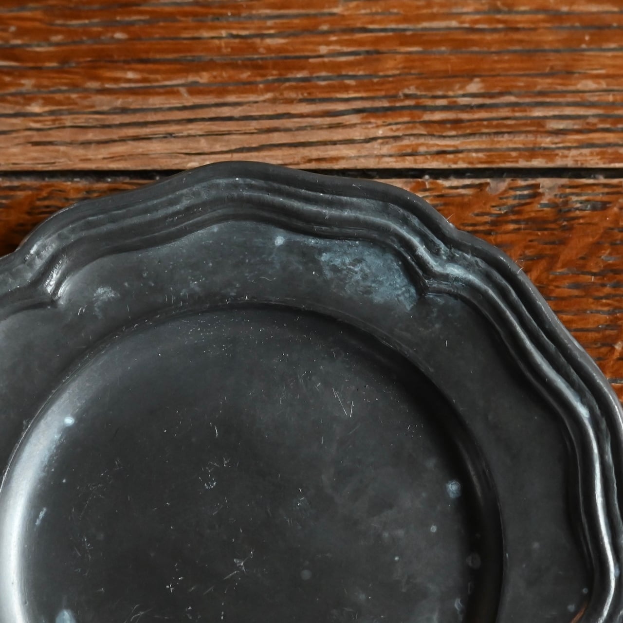 Pewter Plate / ピューター プレート【G】〈 お皿・エタン・収納・店舗