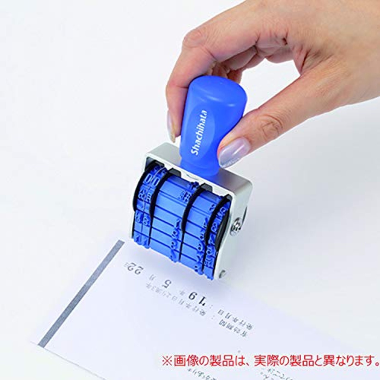 シャチハタ スタンプ 回転ゴム印 欧文日付 1号 捺印サイズ 約44×8ミリ ゴシック体