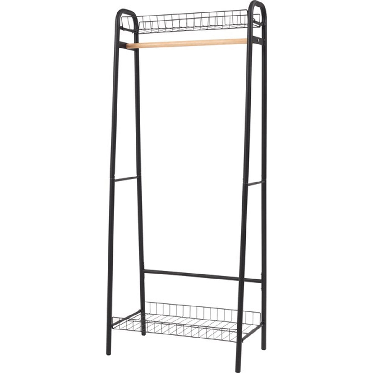 ハンガー スチール 粉体塗装 天然木 ビーチ