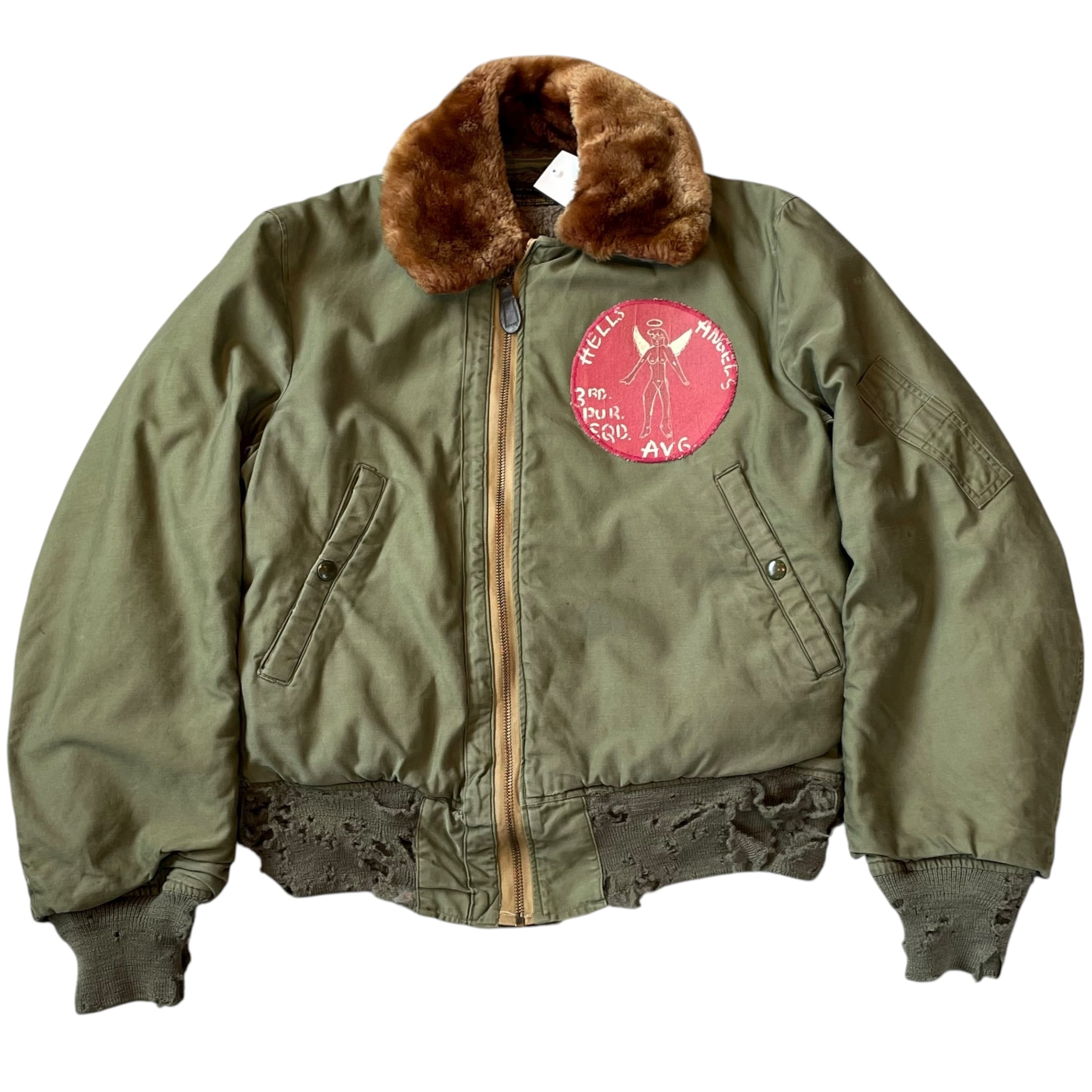 40s USAF "HELLS ANGELS" B-15 flight jacket