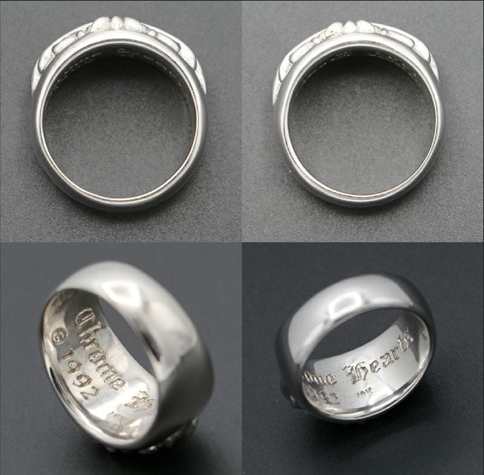 CHROME HEARTS クロムハーツ フローラルクロスリング | chromehearts