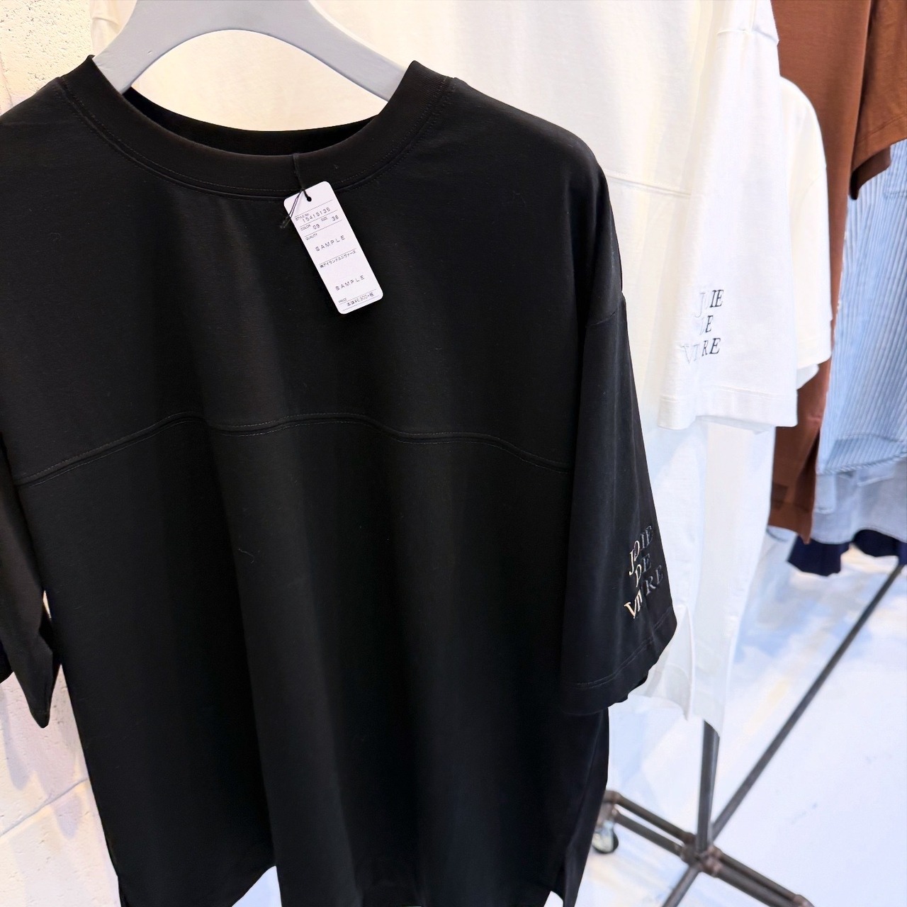 シーシークロス　C.C.CROSS　F/Bバイカラー刺繍T5部袖