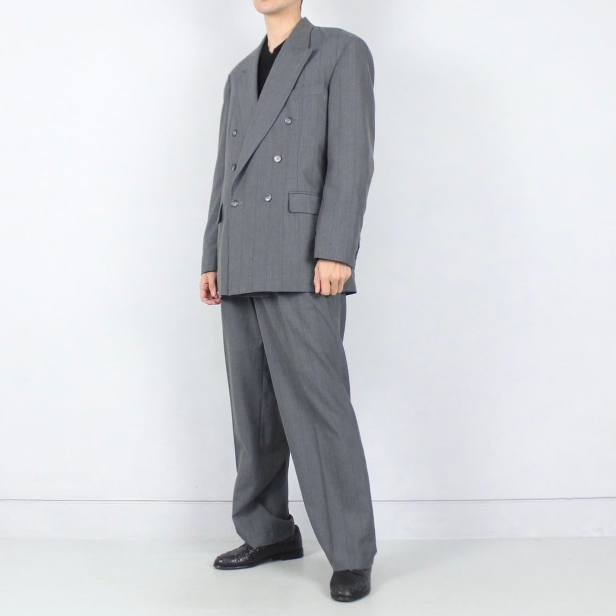 90’s vintage double setup suit tailored