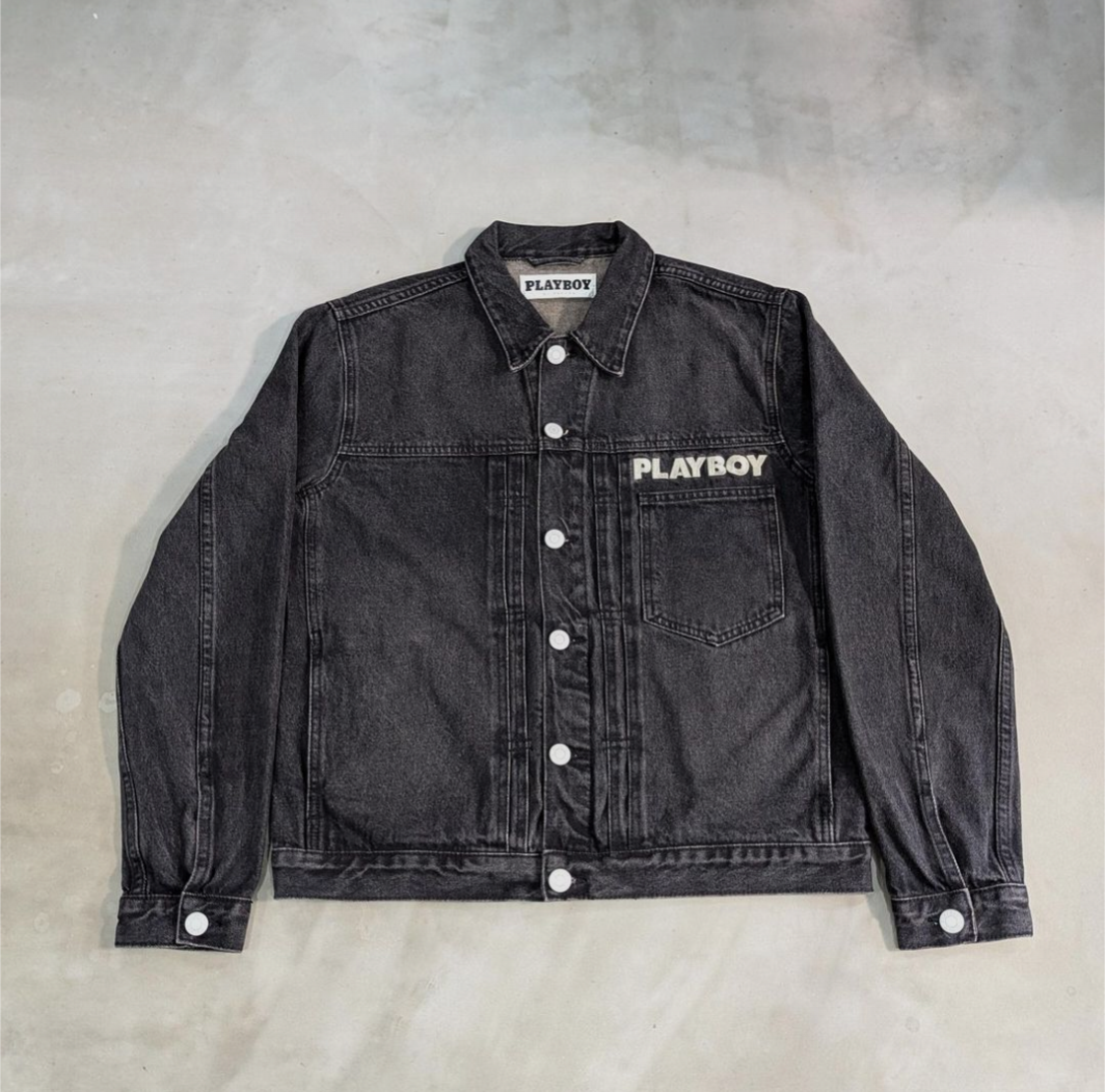 play boy 1st type black denim trucker jaket 小岩店 | PAY ID