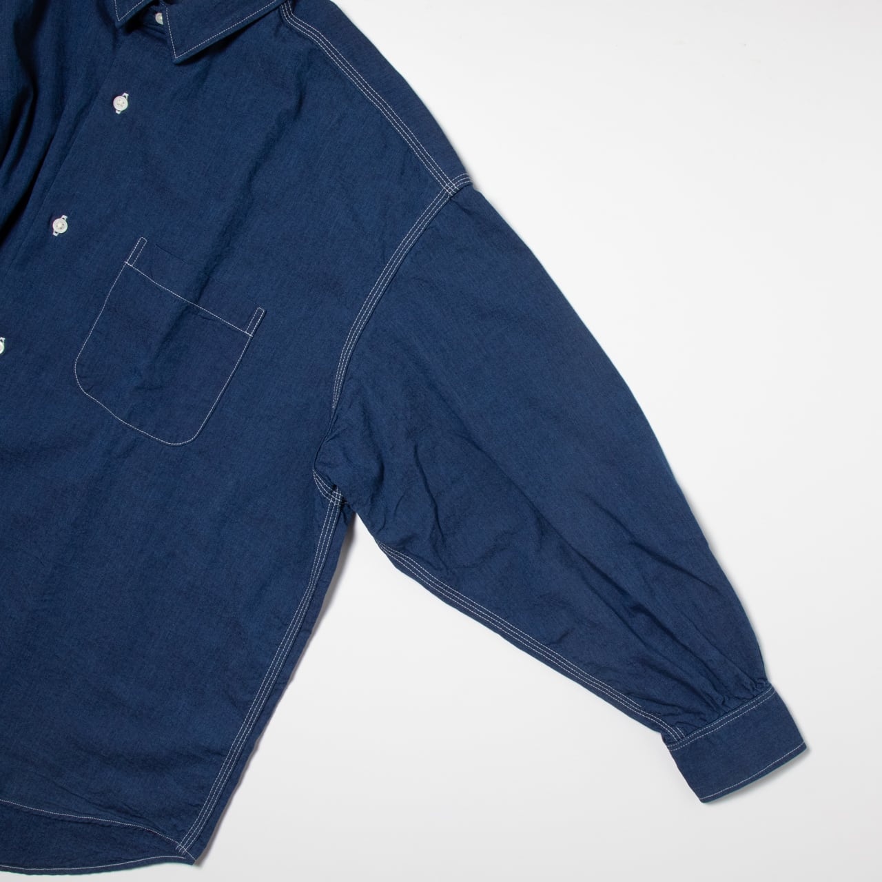 【美品】Sanca CHAMBRAY MINI REG シャンブレー シャツ CHAMBRAY MINI REG / Sanca サンカ / シャンブレーシャツ | PEPS