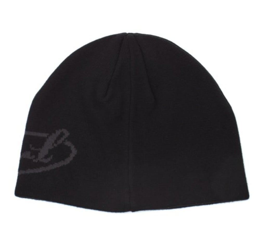 X-girl】DIAGONAL OVAL LOGO JACQUARD BEANIE 帽子 ジャガードビーニー
