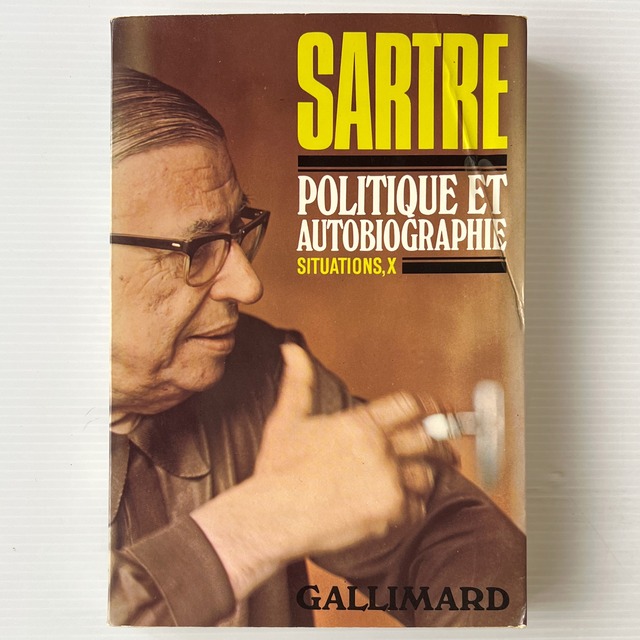 Situations X. politique et autobiographie シチュアシオン10：政治評論/ 私自身についての談話 Jean-Paul Sartre、 ジャン＝ポール・サルトル  Gallimard