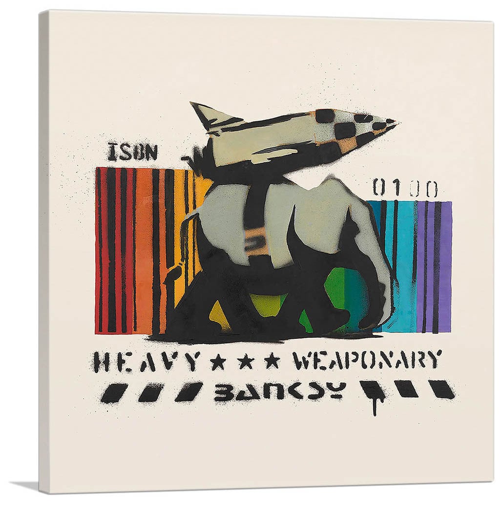 バンクシー「ロケット ボム エレファント/Heavy Weaponry Rocket Bomb バンクシー「ロケット ボム エレファント/Heavy Weaponry Rocket Bomb