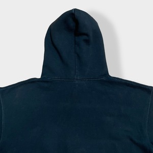 【PROEDGE】カレッジ テネシー大学 Tennessee 刺繍ロゴ アーチロゴ パーカー スウェット フーディー hoodie L 黒 us古着