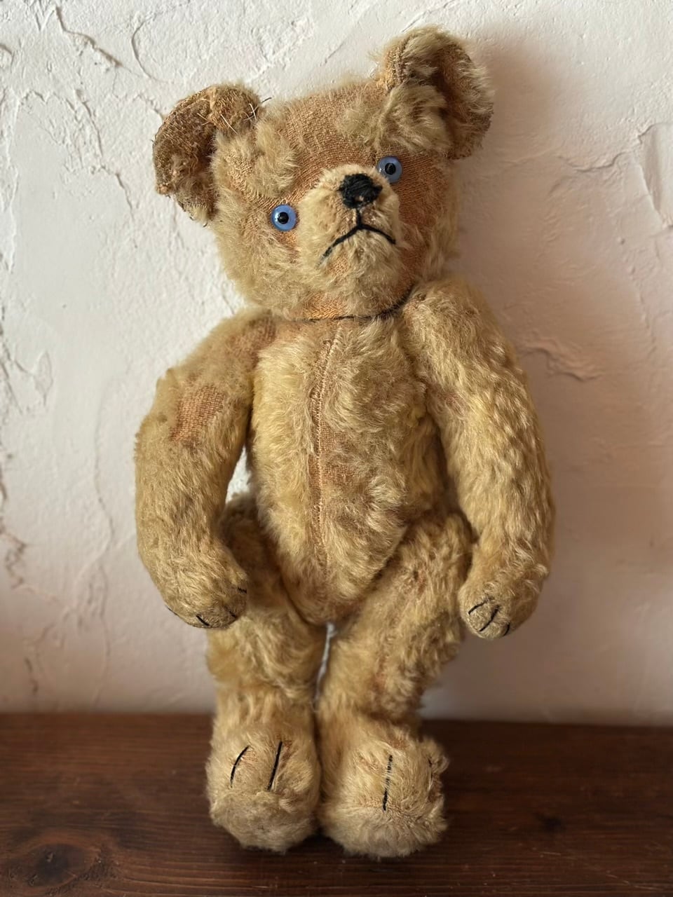 ブルーアイのベア 青い瞳 くまのぬいぐるみ | Brocante de La Cocotte