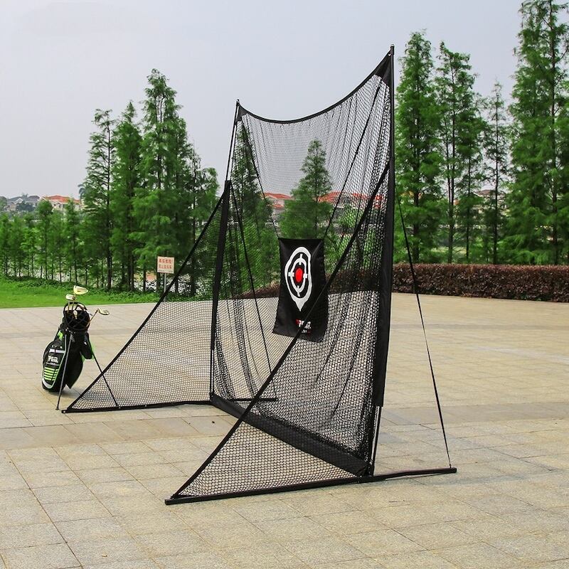 高品質】 大型ゴルフ練習ネット ナイロン製ターゲットセット 収納