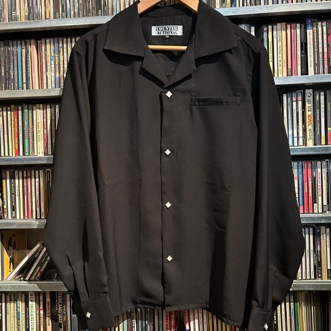 カウンターアクション 長袖シャツ ブラック Mサイズ COUNTER ACTION WEB-STORE