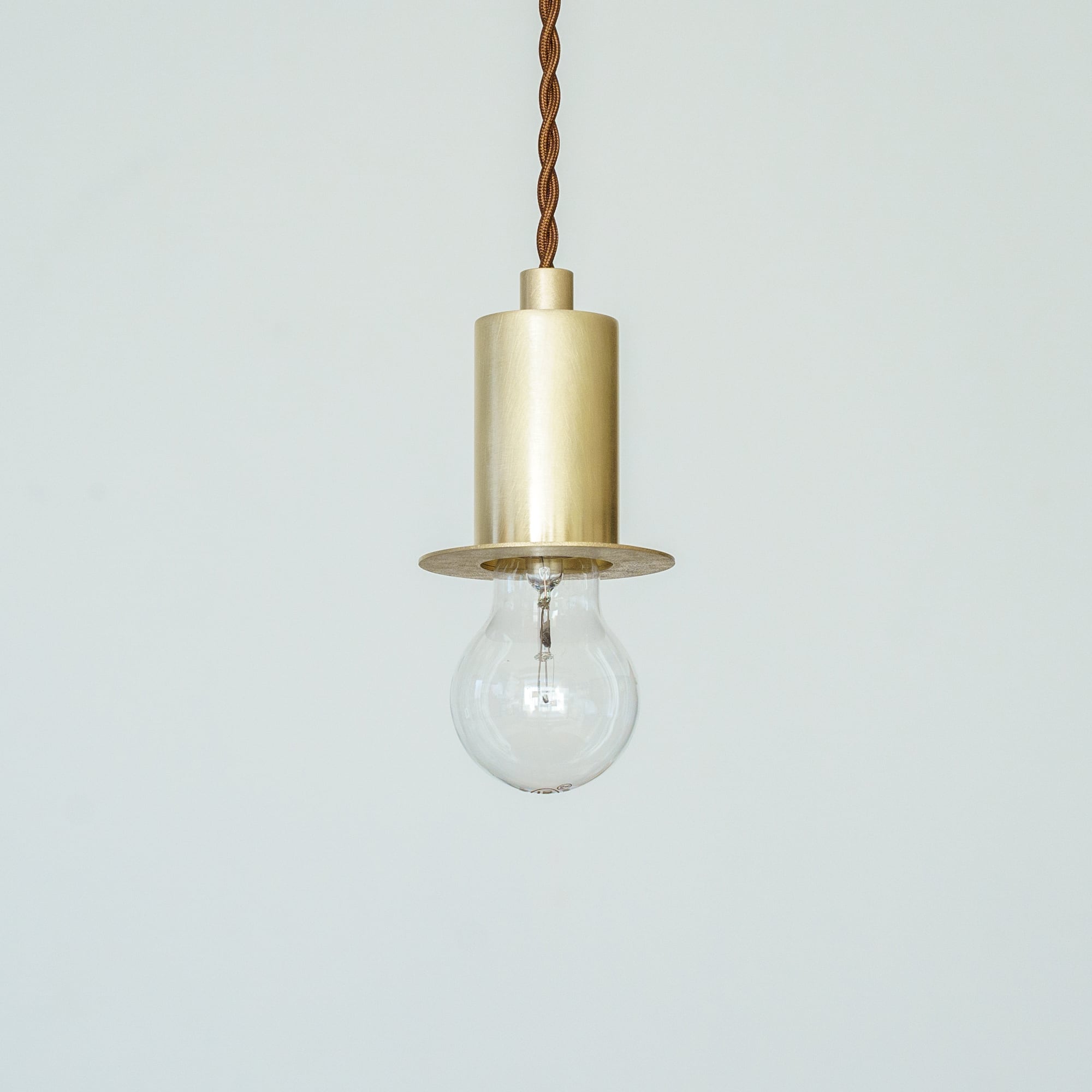 受注製作】ペンダントランプE26 ＜キャノチェ75＞ / 真鍮 pendant lamp