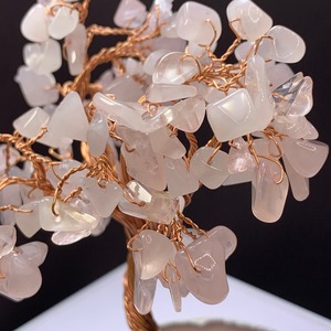 no3.桜満開の様な天然石ツリー・ローズクォーツ