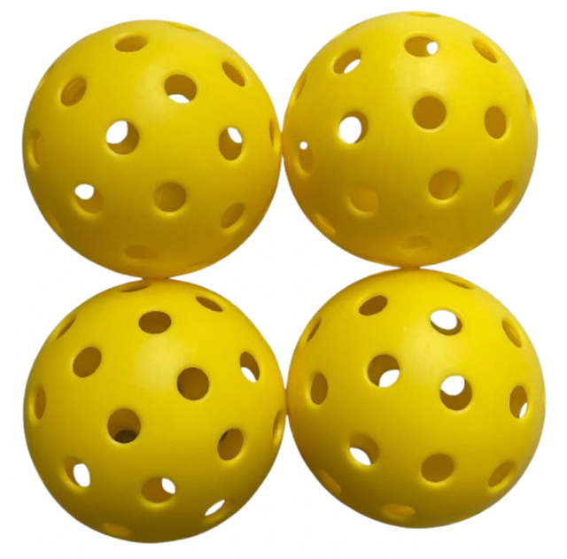 オリジナル ピックルボール ボール 4個 黄色