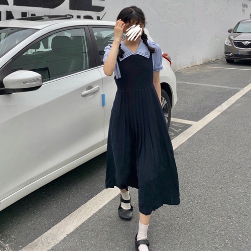 ✞ スカート きれいめ☆プリーツノースリーブ ガーリー スクウェア ステッチ ✞ゴスロリ SM ミリ 甘ロリ クラロリ 和ロリ エレガント 黒ロリ 姫ロリ 華ロリ BB-BB9101349