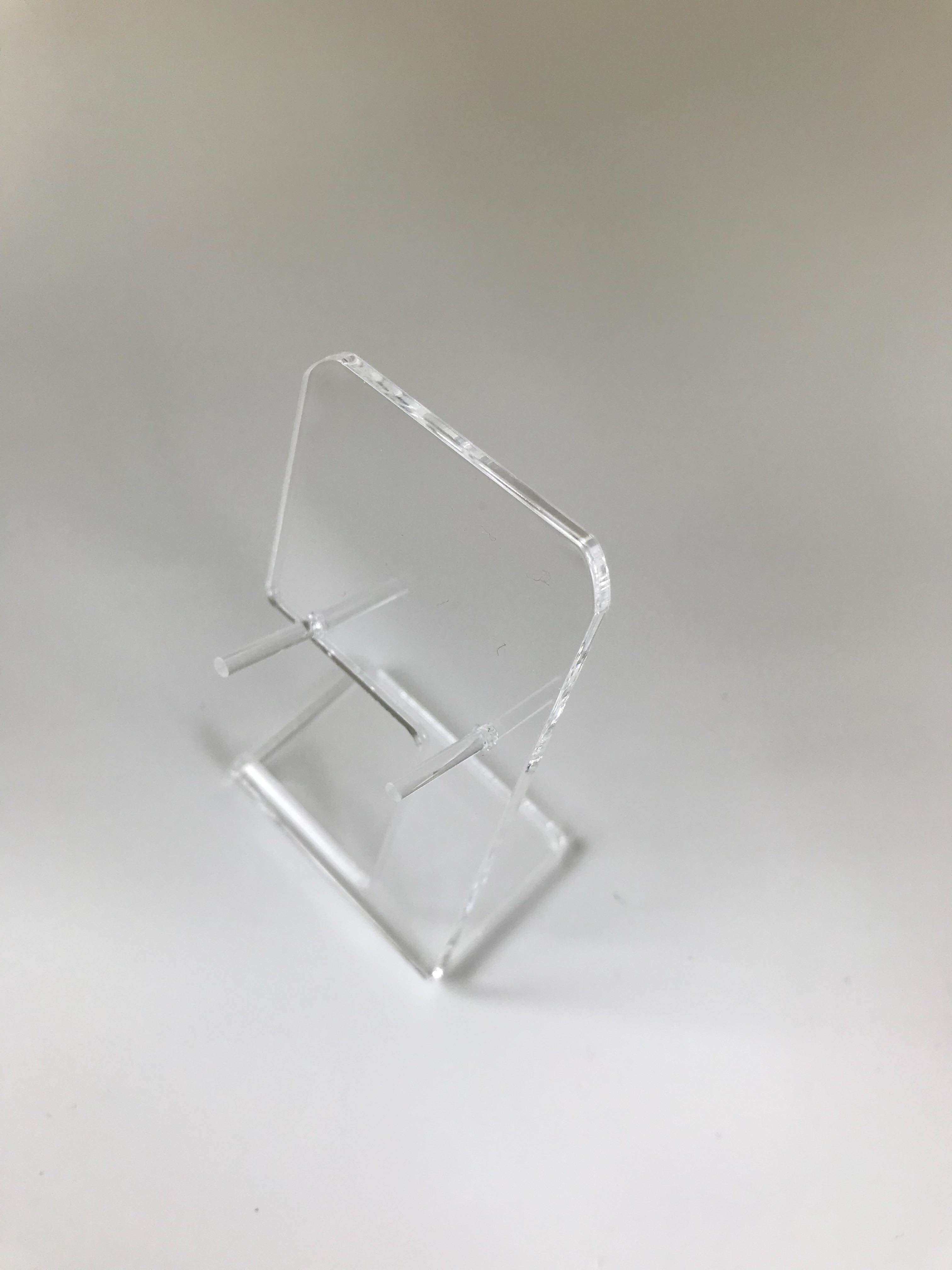 アクリル ルアーディプレイスタンド M 1lure 幅 4.0cm 奥行 2.5cm 高さ 6.5cm 重さ 7.5g