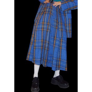 Blue Retro College Style skirt