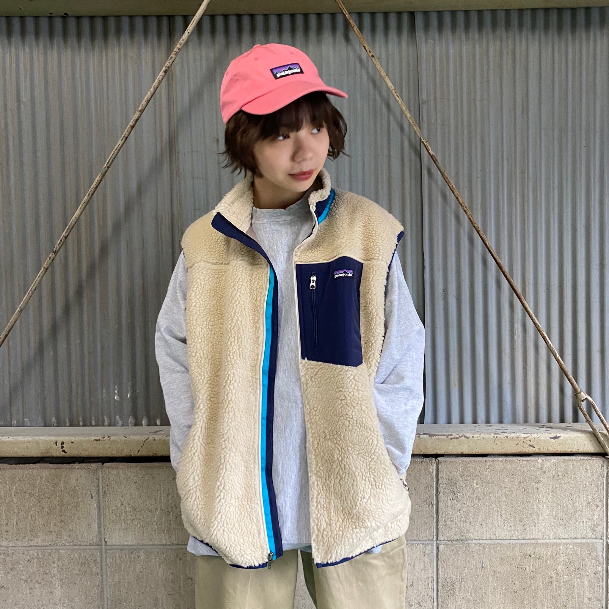 Patagonia レトロX  ナチュラル×ブラウンカーキ