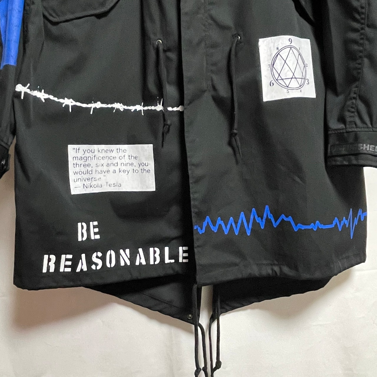 UNFINISHEDミリタリーモッズコートblack01